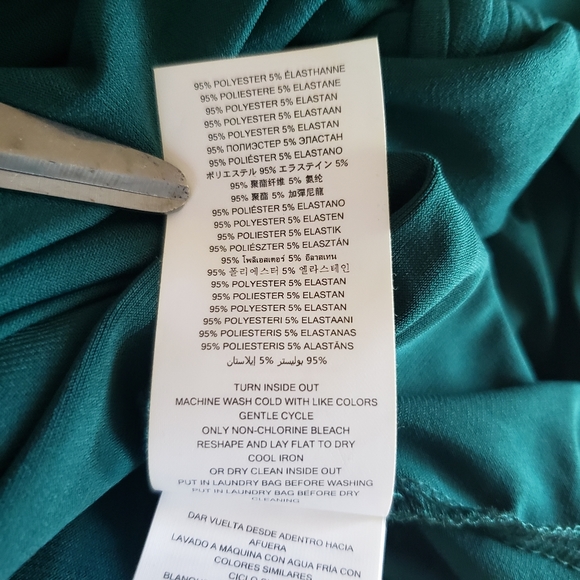 NWT MICHAEL Michael KORS Kelly green puffed sleeve TOP - Picture 6 of 6